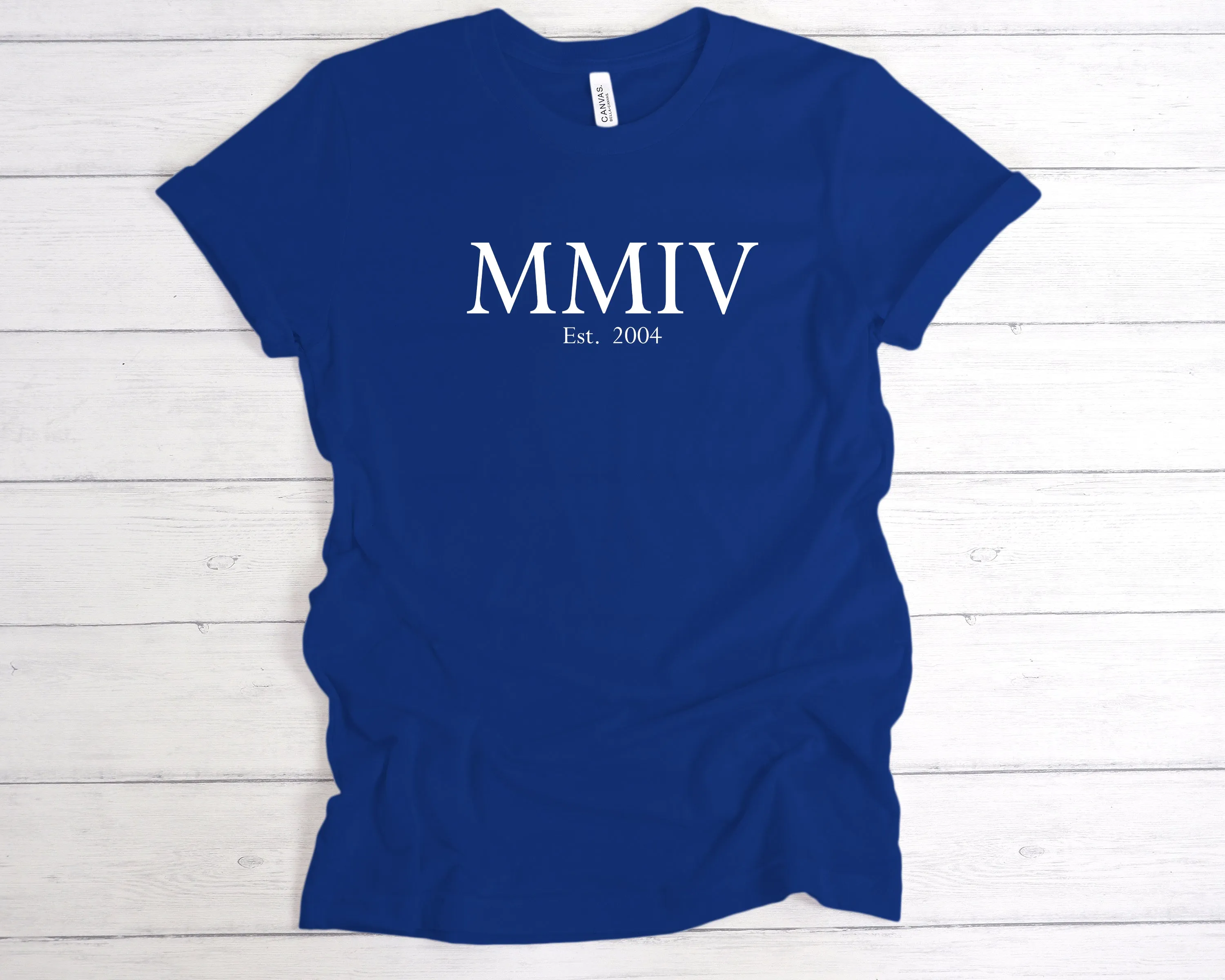 Est 2004 Roman Numerals Birthday T-Shirt