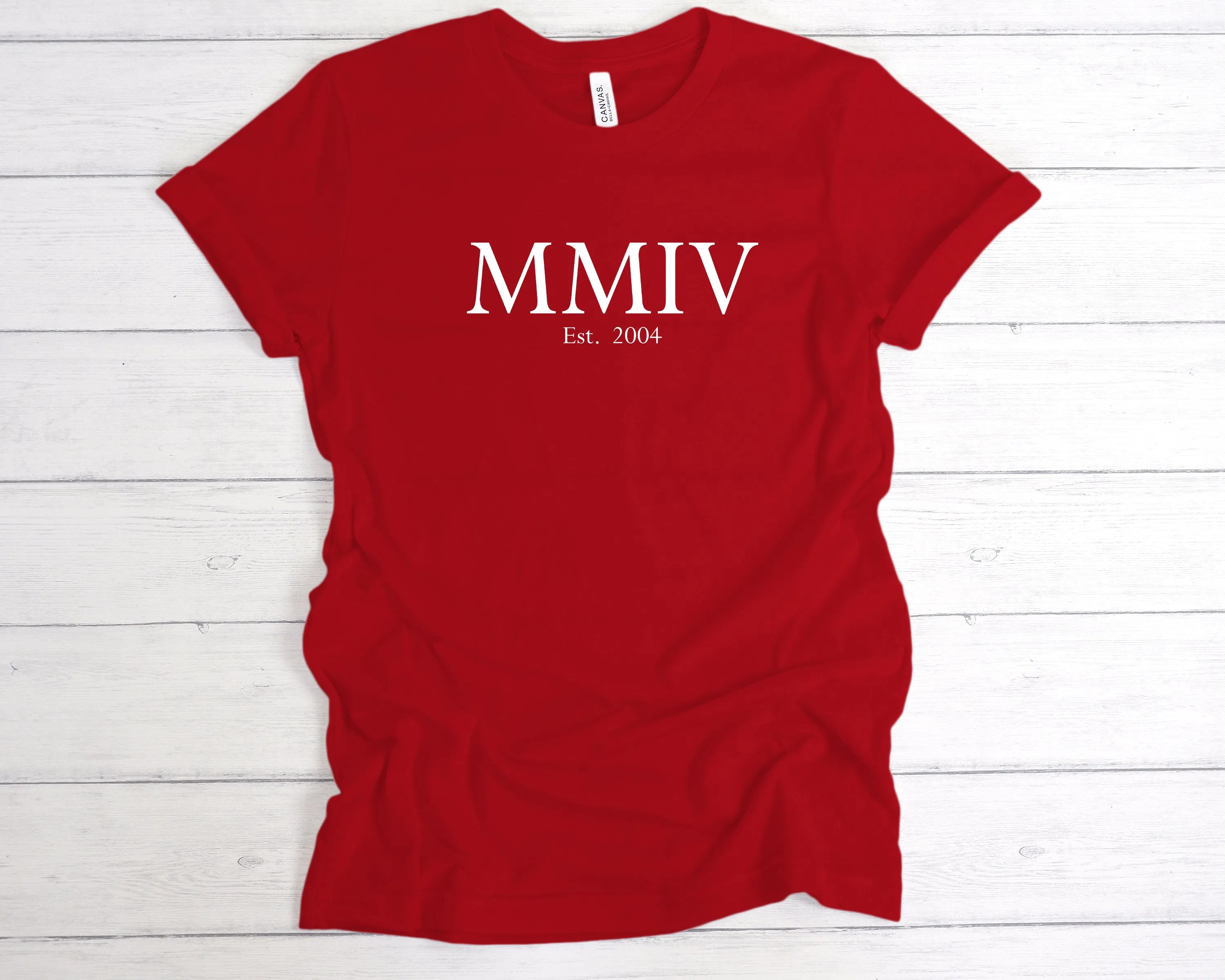 Est 2004 Roman Numerals Birthday T-Shirt