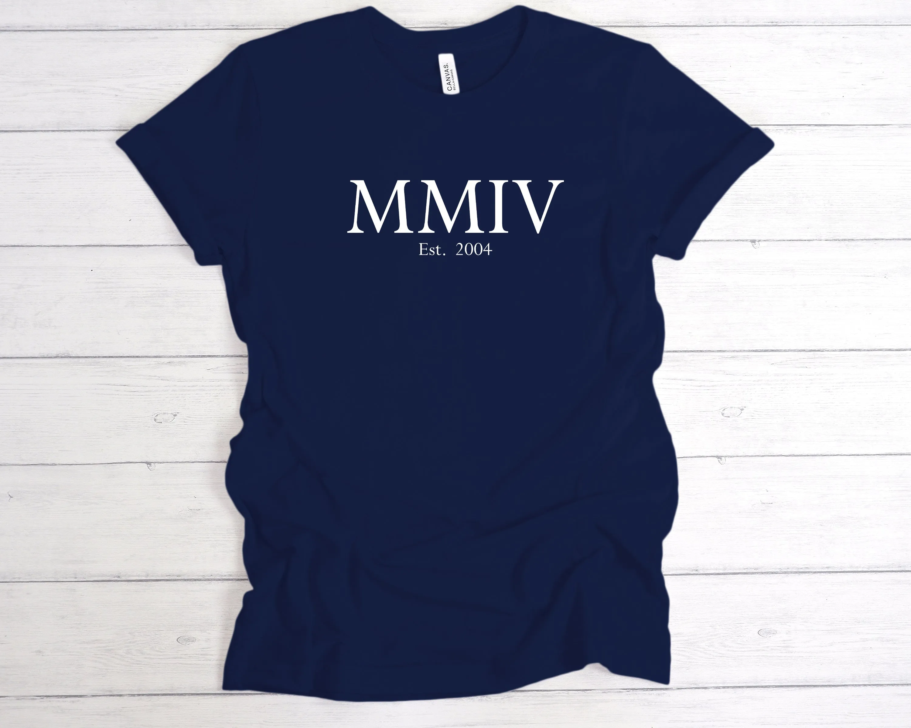 Est 2004 Roman Numerals Birthday T-Shirt