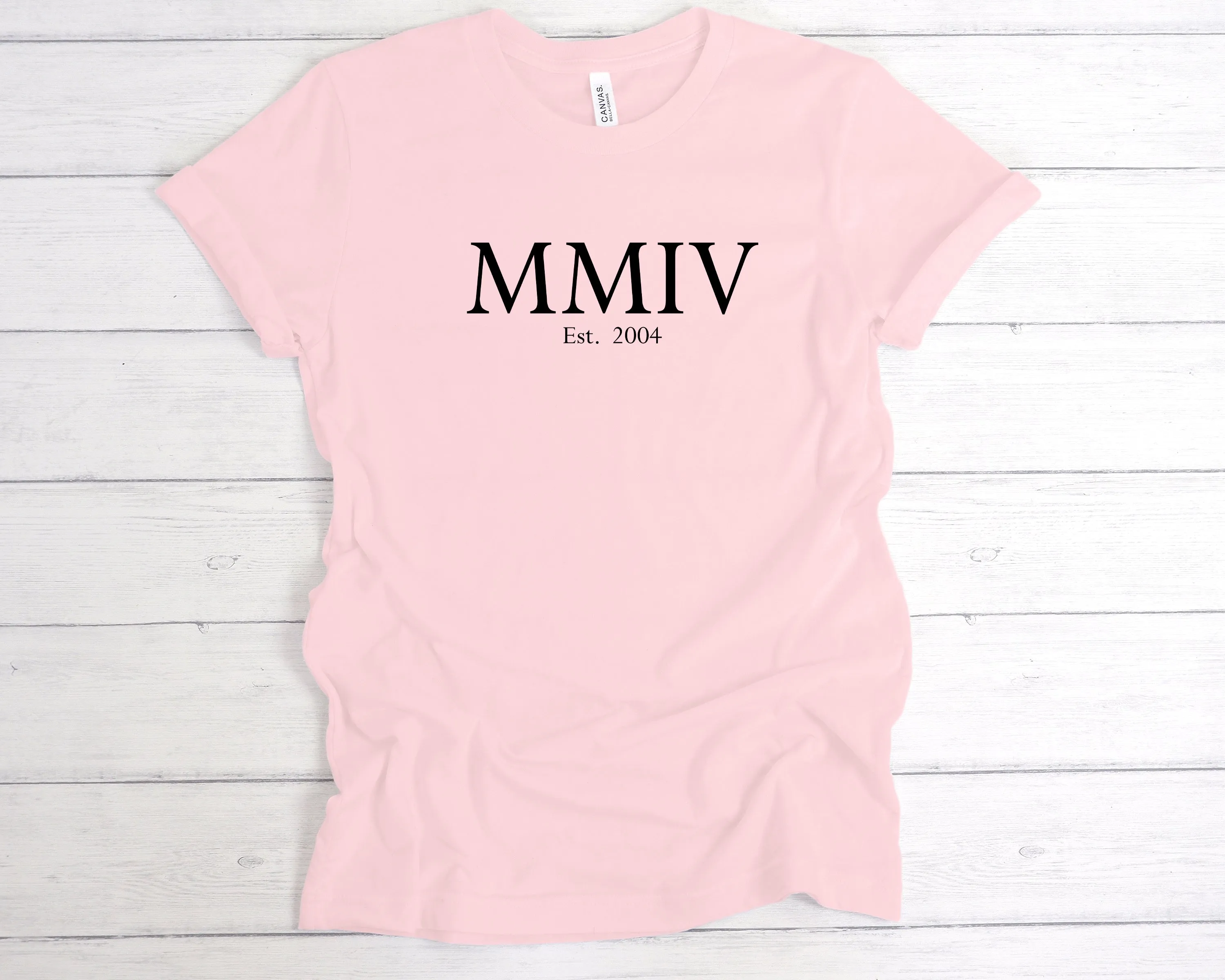 Est 2004 Roman Numerals Birthday T-Shirt