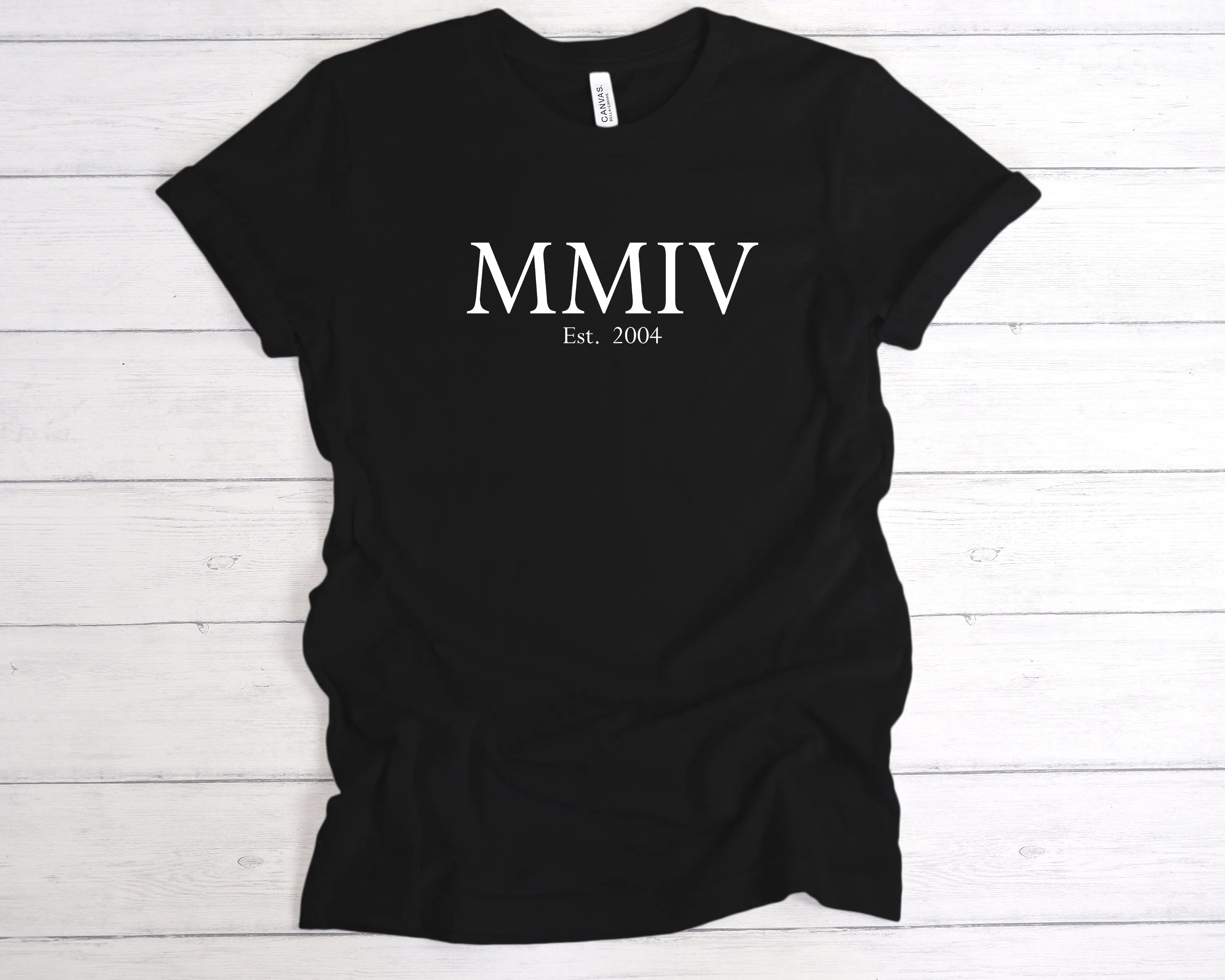 Est 2004 Roman Numerals Birthday T-Shirt