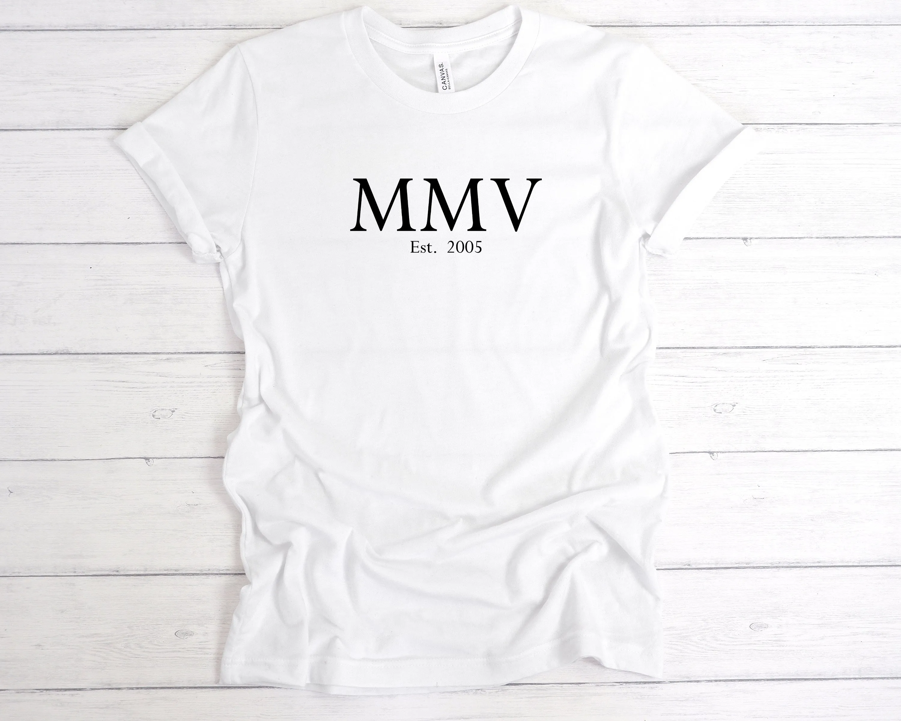 Est 2005 Roman Numerals Birthday T-Shirt