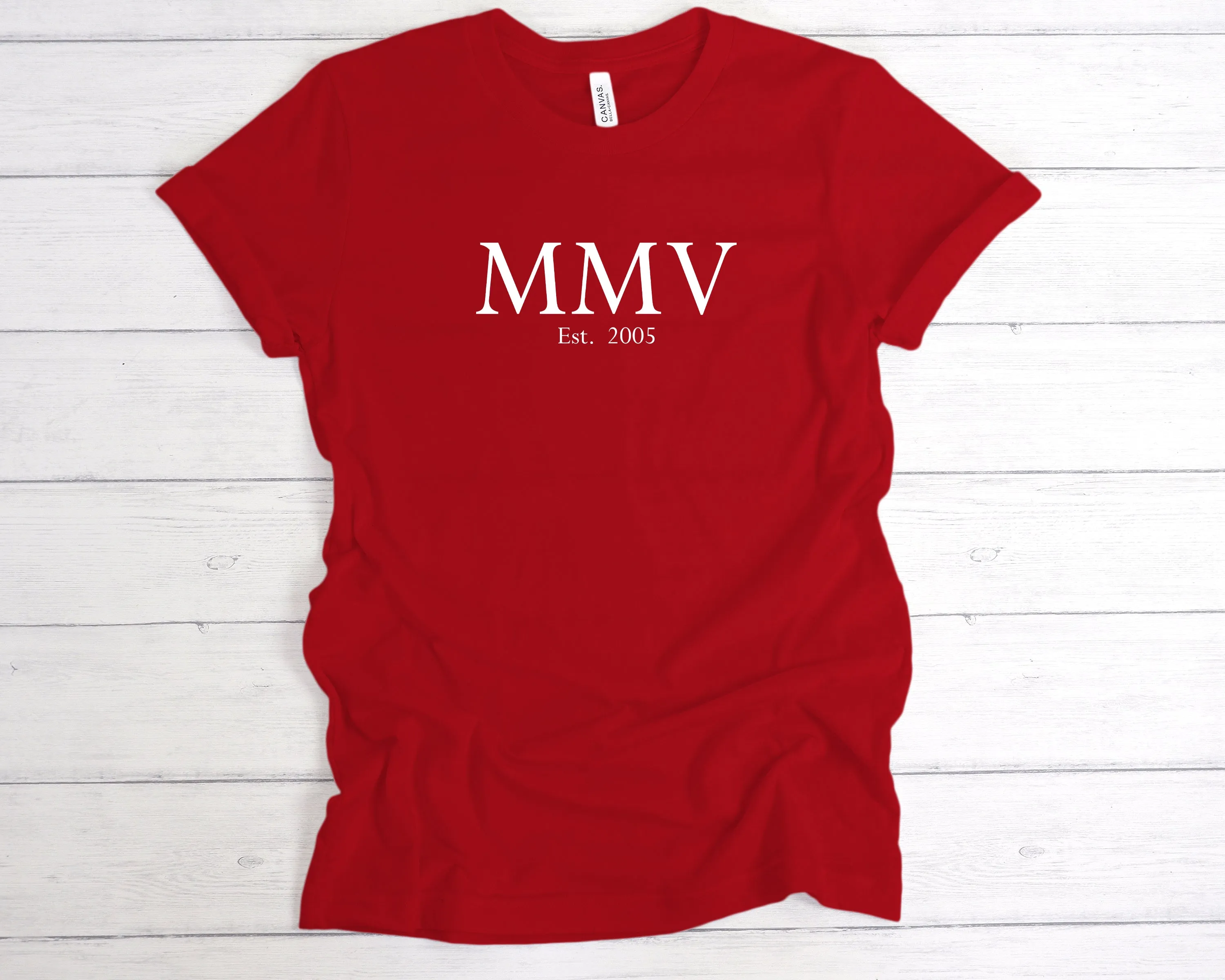 Est 2005 Roman Numerals Birthday T-Shirt