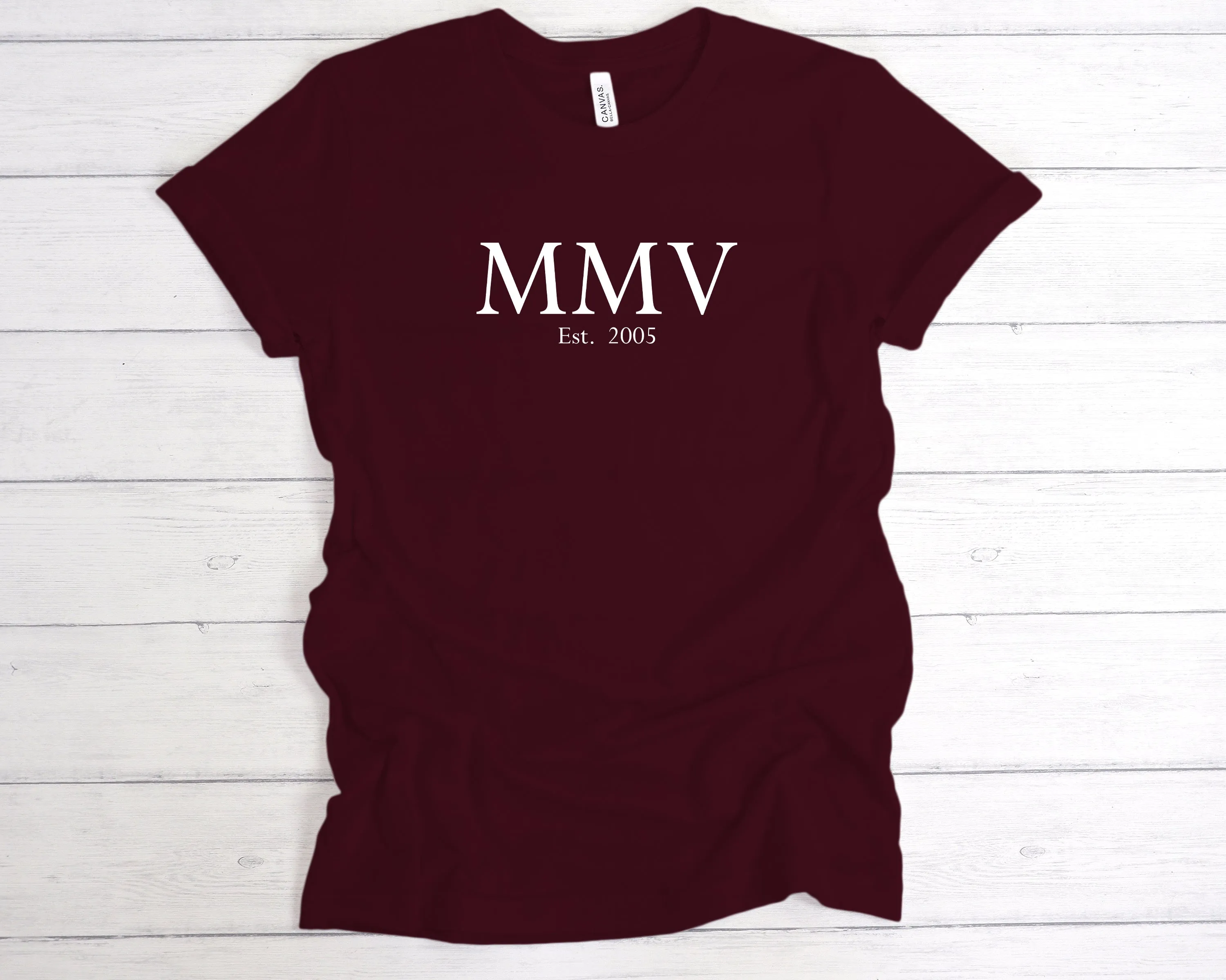Est 2005 Roman Numerals Birthday T-Shirt