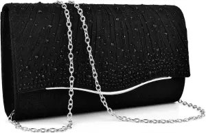 Evening Clutch Purses for Women Handbags for Formal Wedding Party Cocktail Prom Crossbody Shoulder Envelope Bag