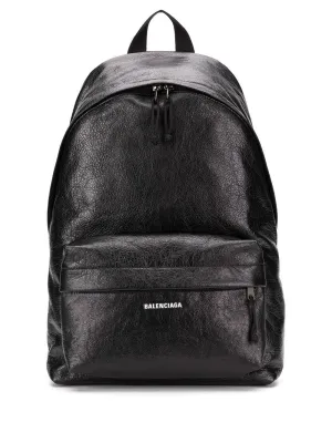 Explorer leather backpack