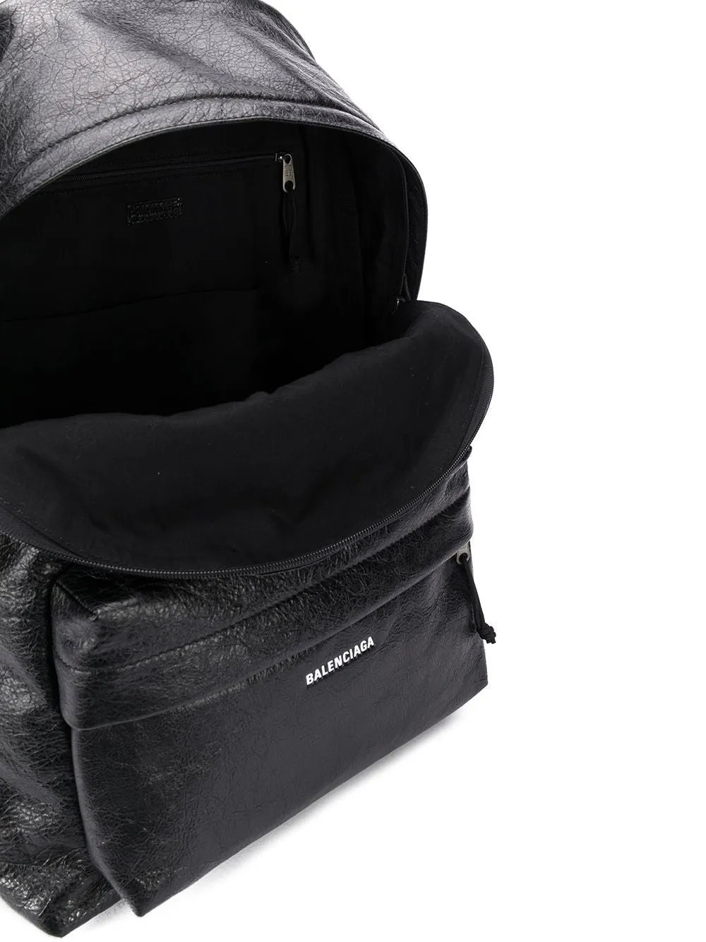 Explorer leather backpack