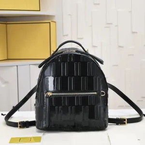 Famous Brand Designer Backpack Luxury Full Leather Embossed Book Bag Large Capacity Women's Book Bag F Family Retro Old Flower Mens Cambridge BagShoulder Bag