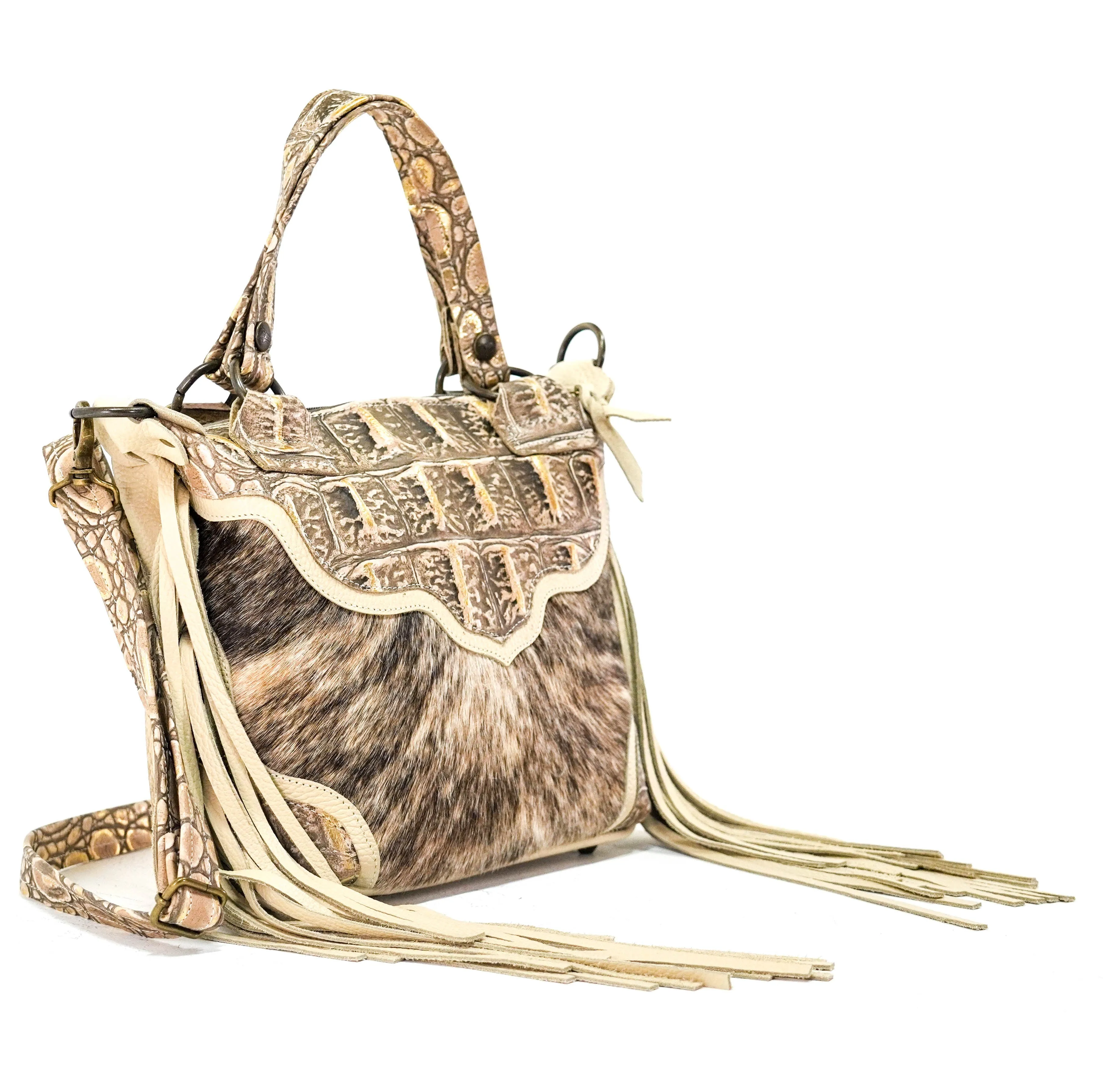 Fancy Annie - Light Brindle w/ Ivory Jumbo Croc