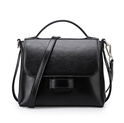 Fashion Genuine Leather Bags Women Real Leather Handbag Shoulder Bags Elegant Women Crossbody Messenger Bags
