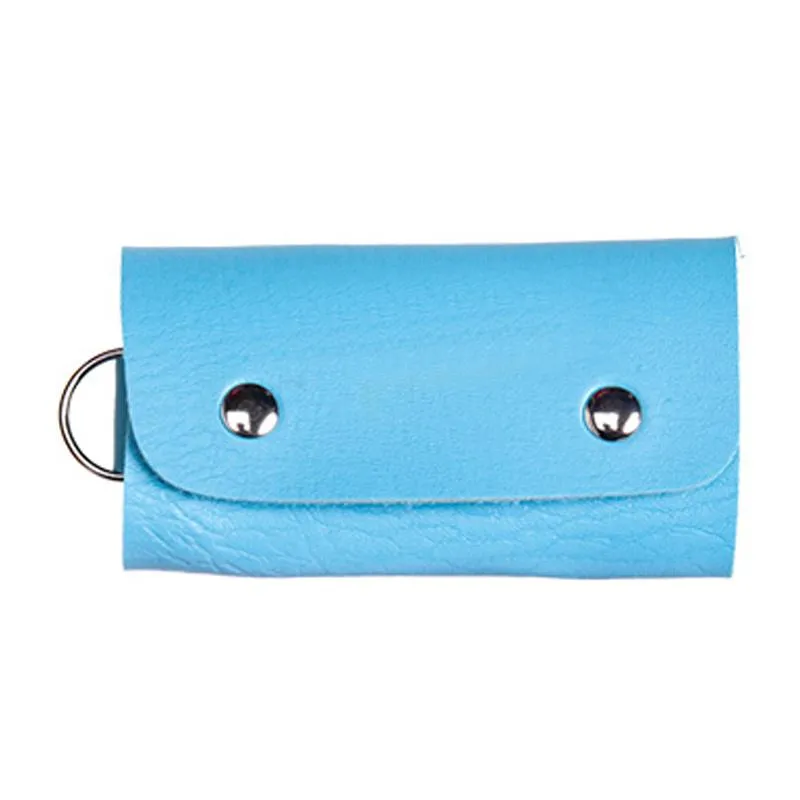 Faux Leather Key Holder Pouch