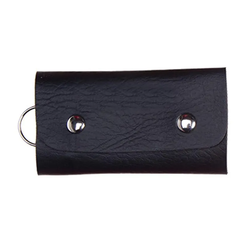 Faux Leather Key Holder Pouch