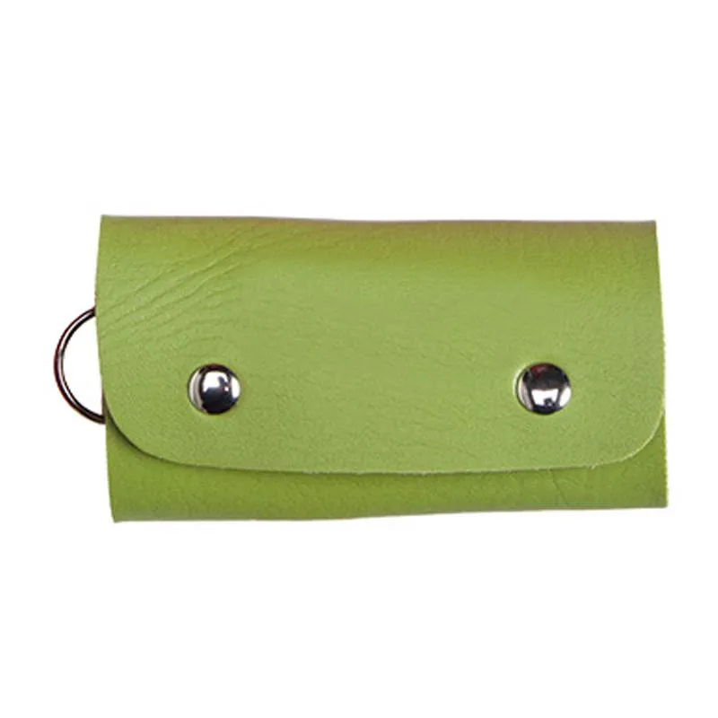 Faux Leather Key Holder Pouch