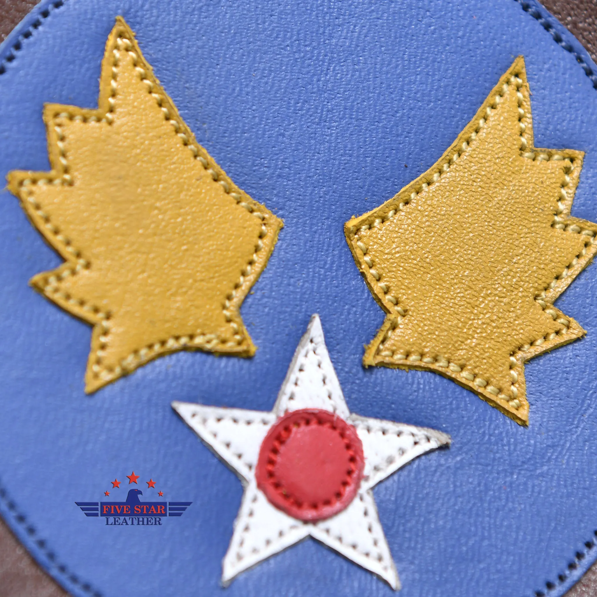 Fivestar Leather USAAF WWII HAP ARNOLD HQ AIR FORCE SHOULDER PATCH