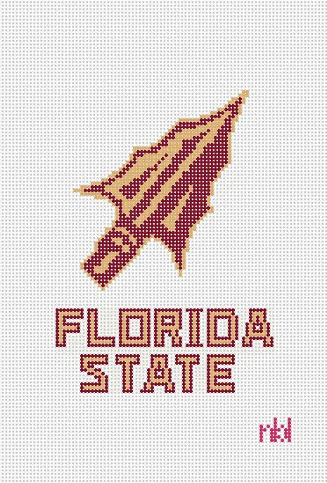 Florida State Mini Flag Canvas