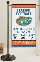 Florida Ticket Mini Flag Canvas