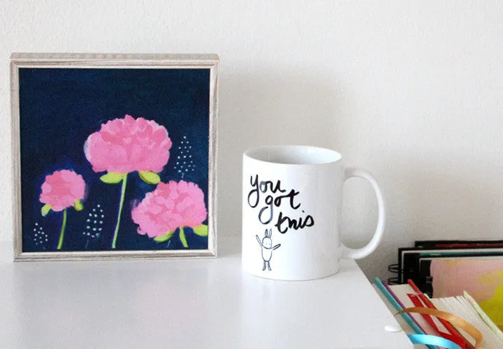 french mermaid | mini framed canvas