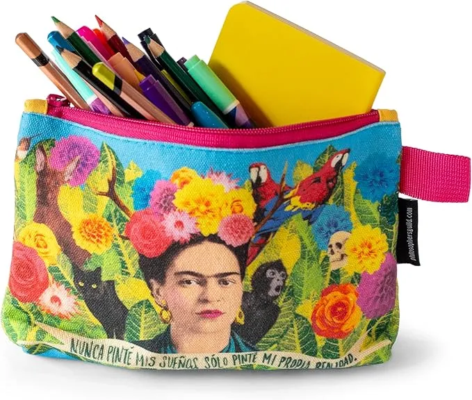 Frida Kahlo Zipper Bag – "Paint Your Own Reality"