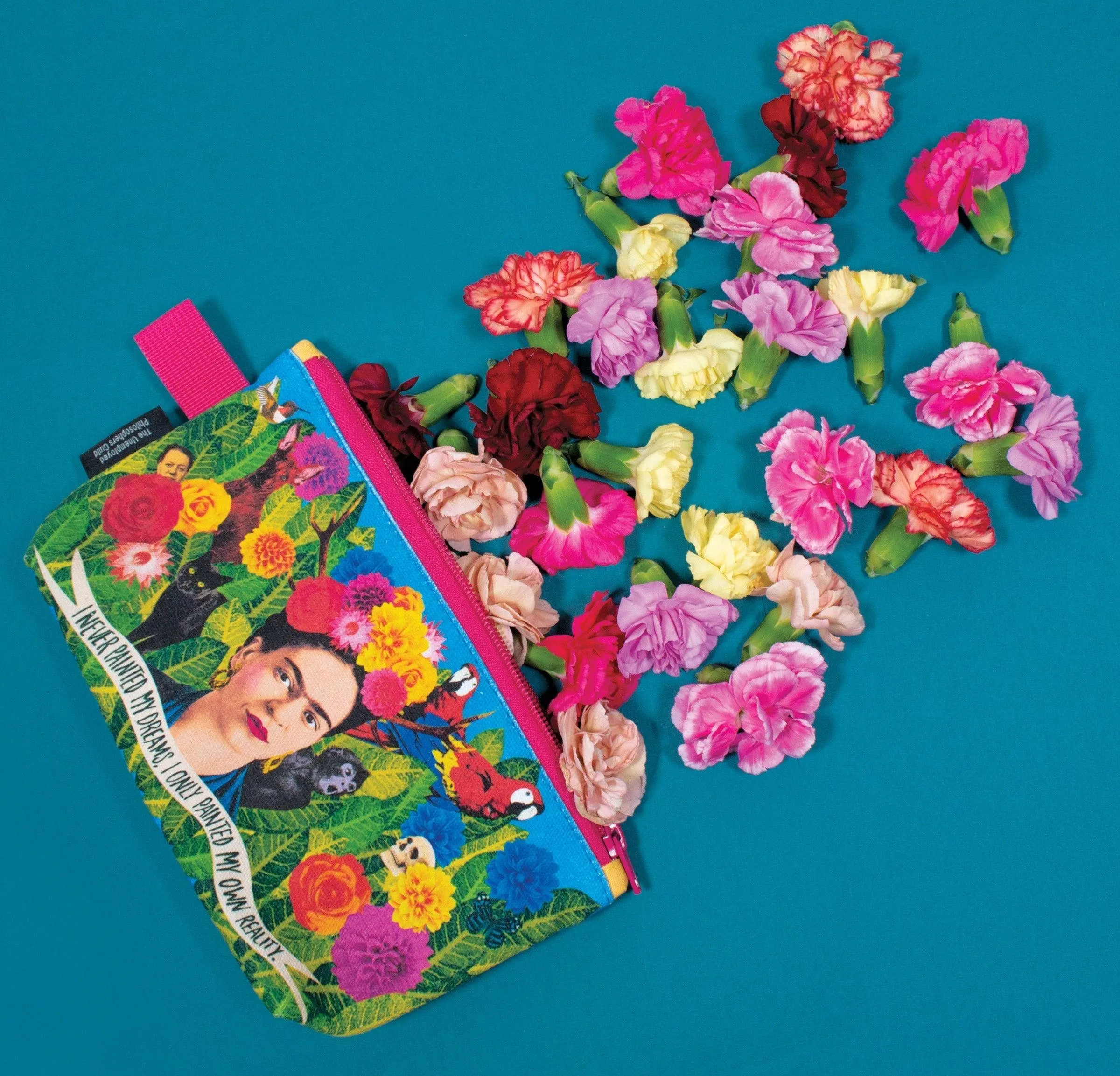 Frida Kahlo Zipper Bag – "Paint Your Own Reality"