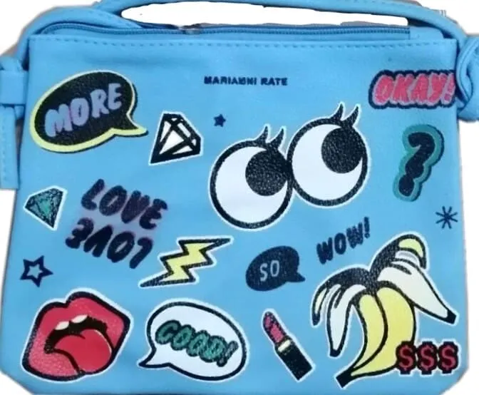 Funny Cartoon Printed Clutch
