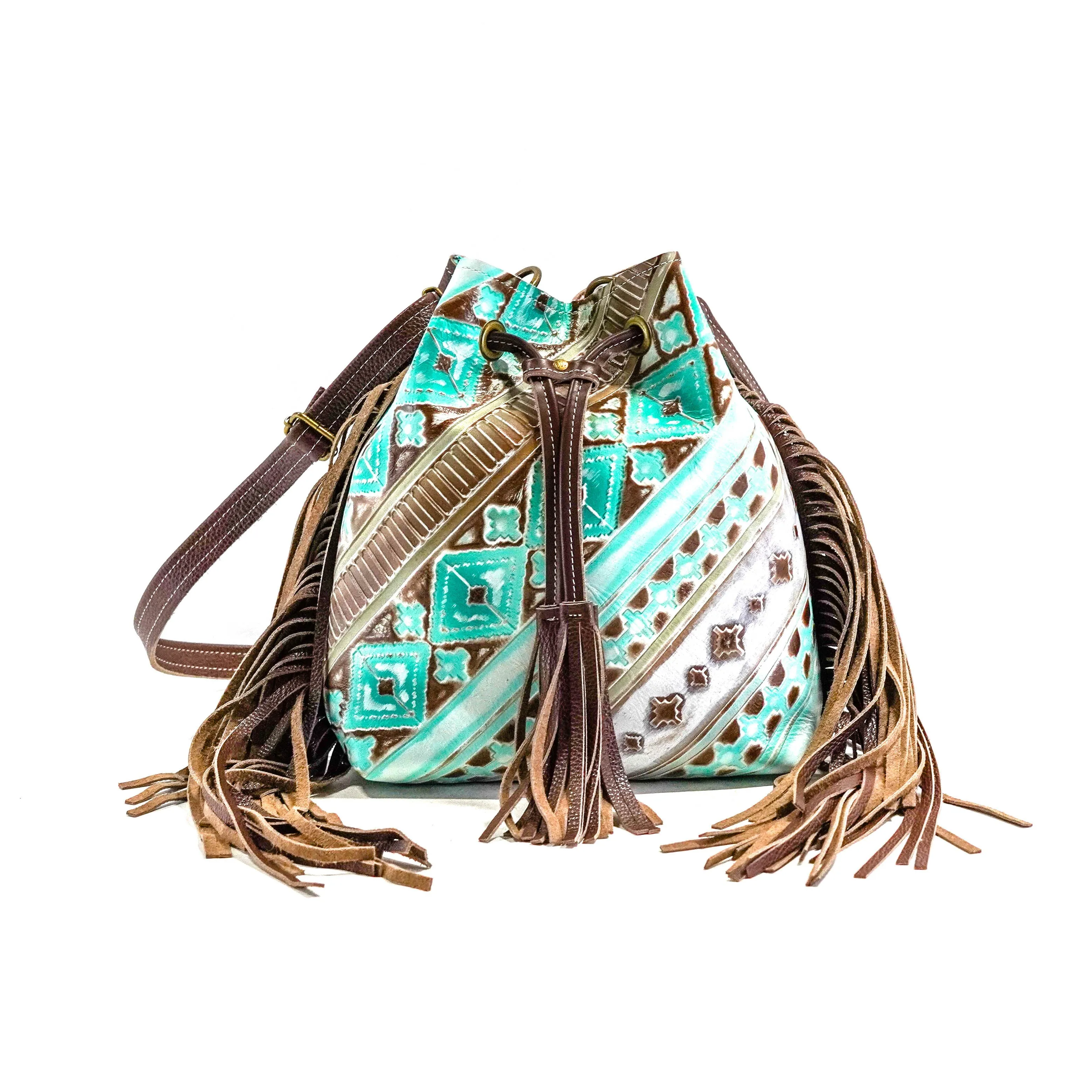 Gabby - All Embossed w/ Bora Bora Navajo