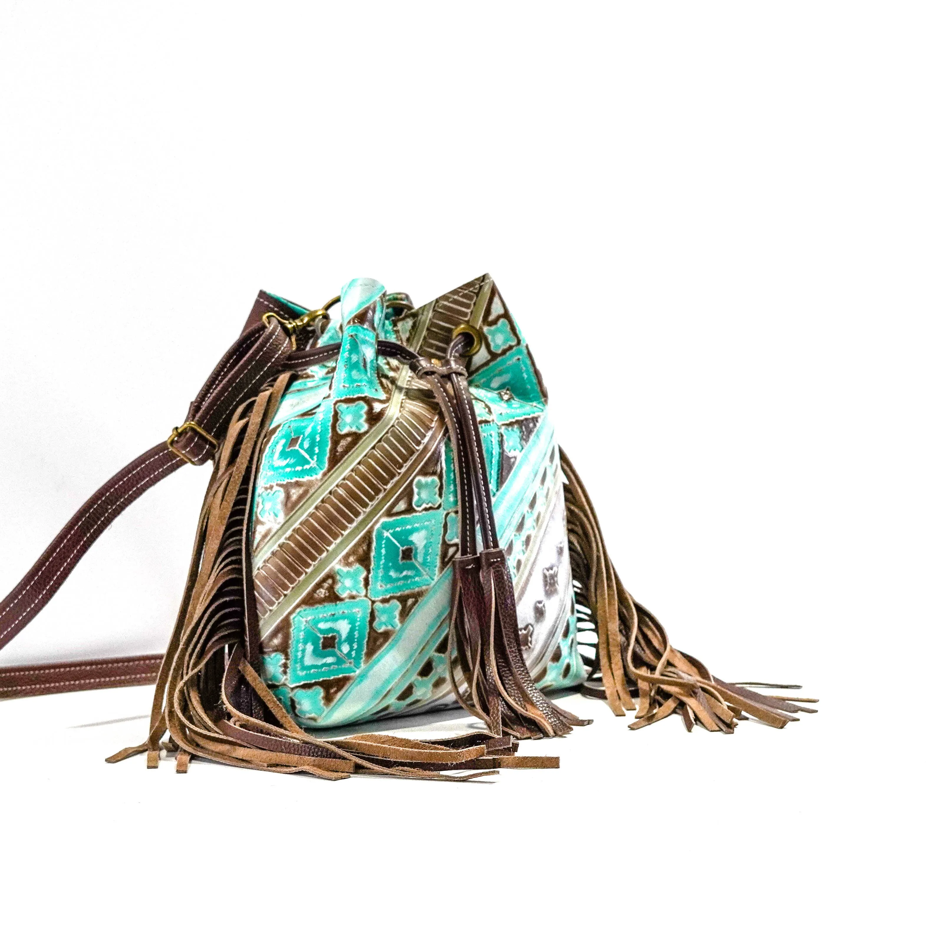 Gabby - All Embossed w/ Bora Bora Navajo