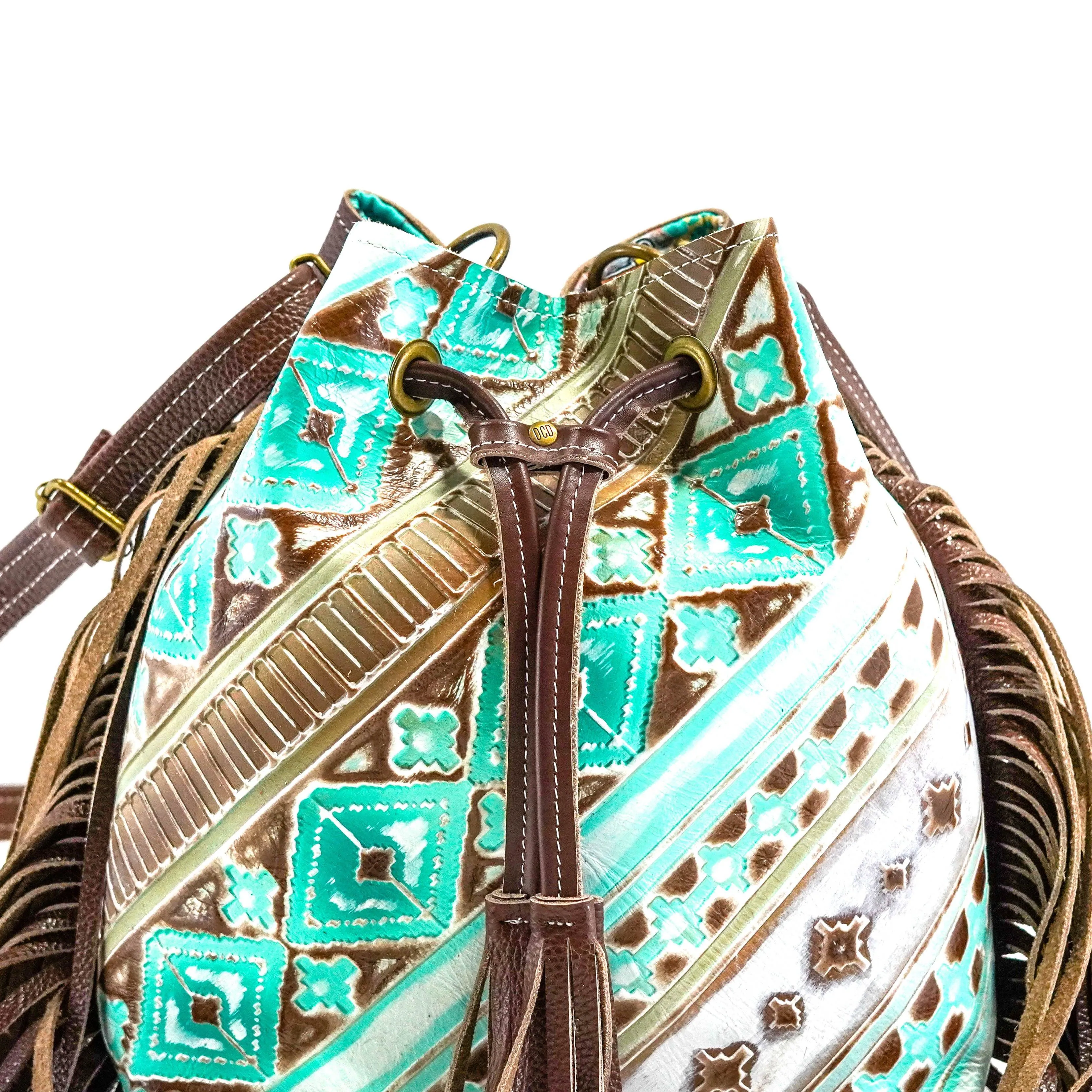 Gabby - All Embossed w/ Bora Bora Navajo
