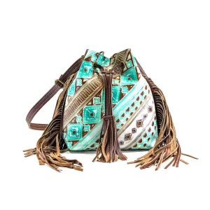 Gabby - All Embossed w/ Bora Bora Navajo