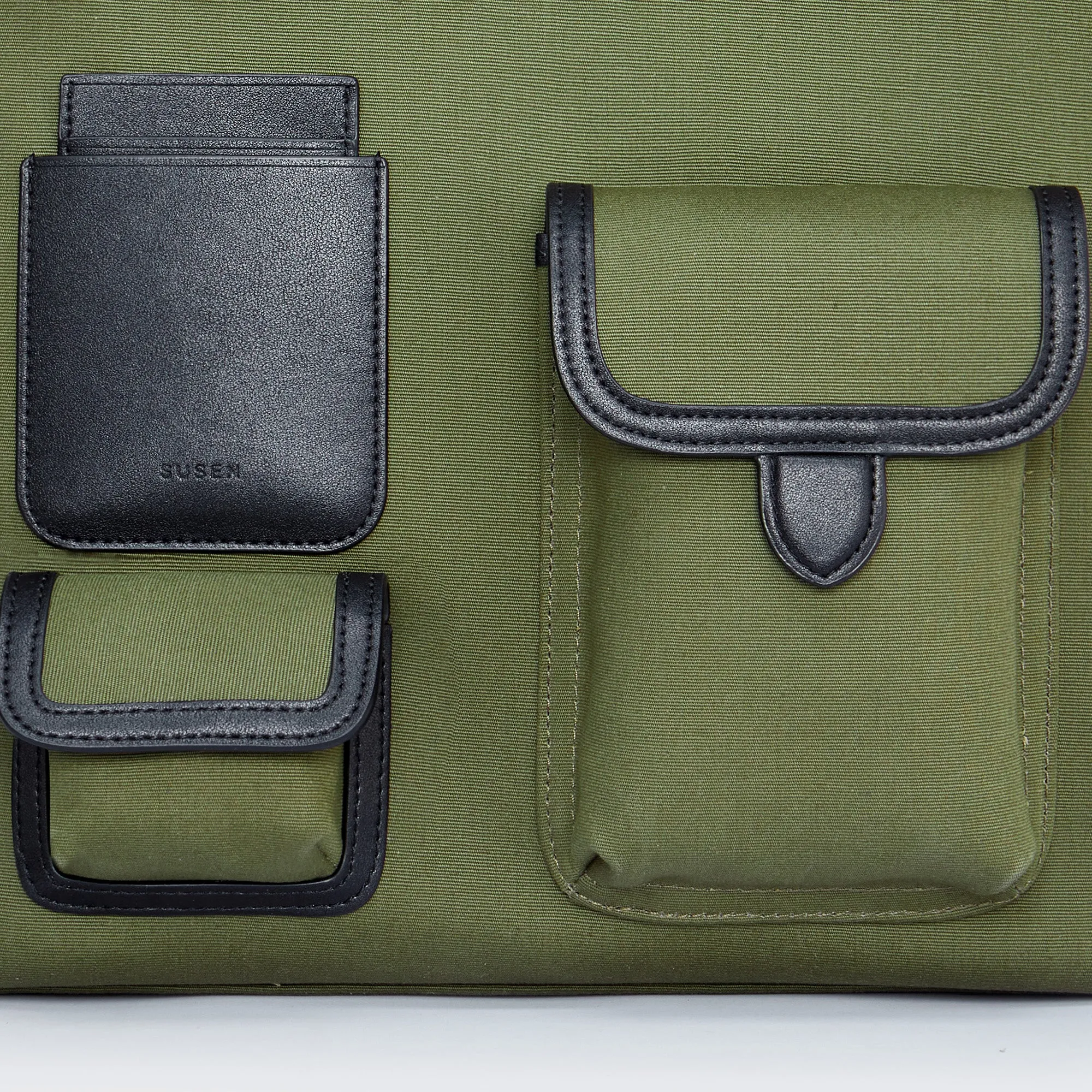 Gabriel Vertical Edition Small Size Canvas Tote- Military green