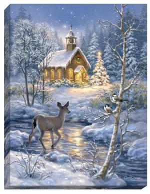 GD0008-LED Canvas : Christmas