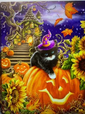 GD0063-LED Canvas : Halloween