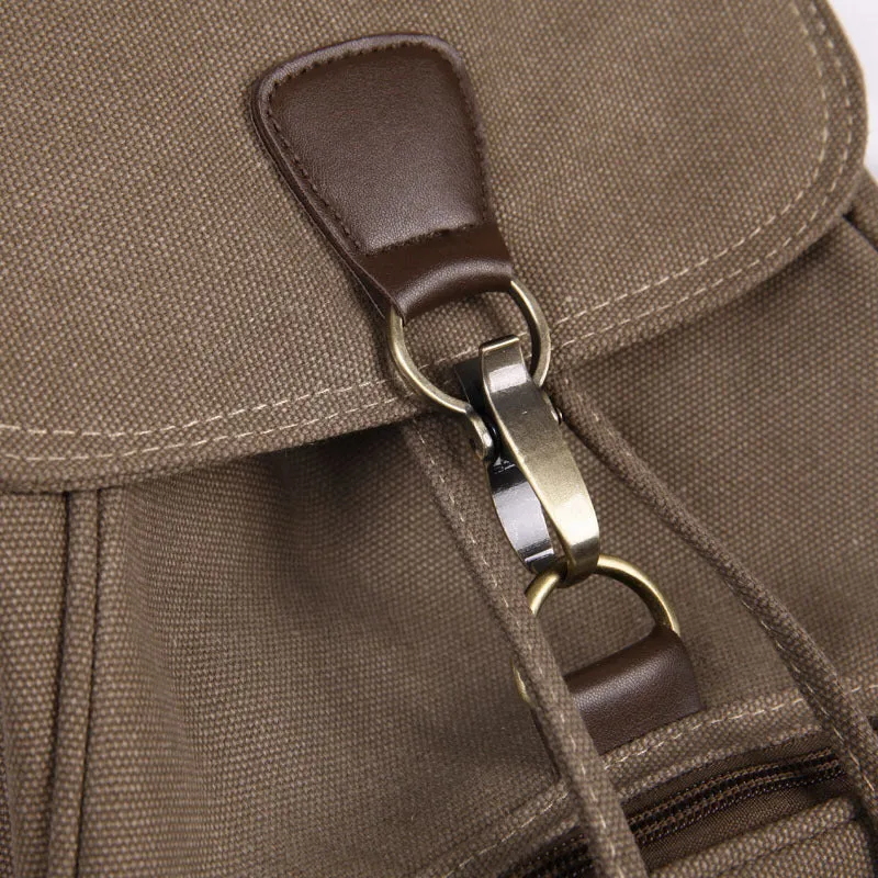 Glamorous Comfortable Retro Trendy Canvas Fashion Backpacks