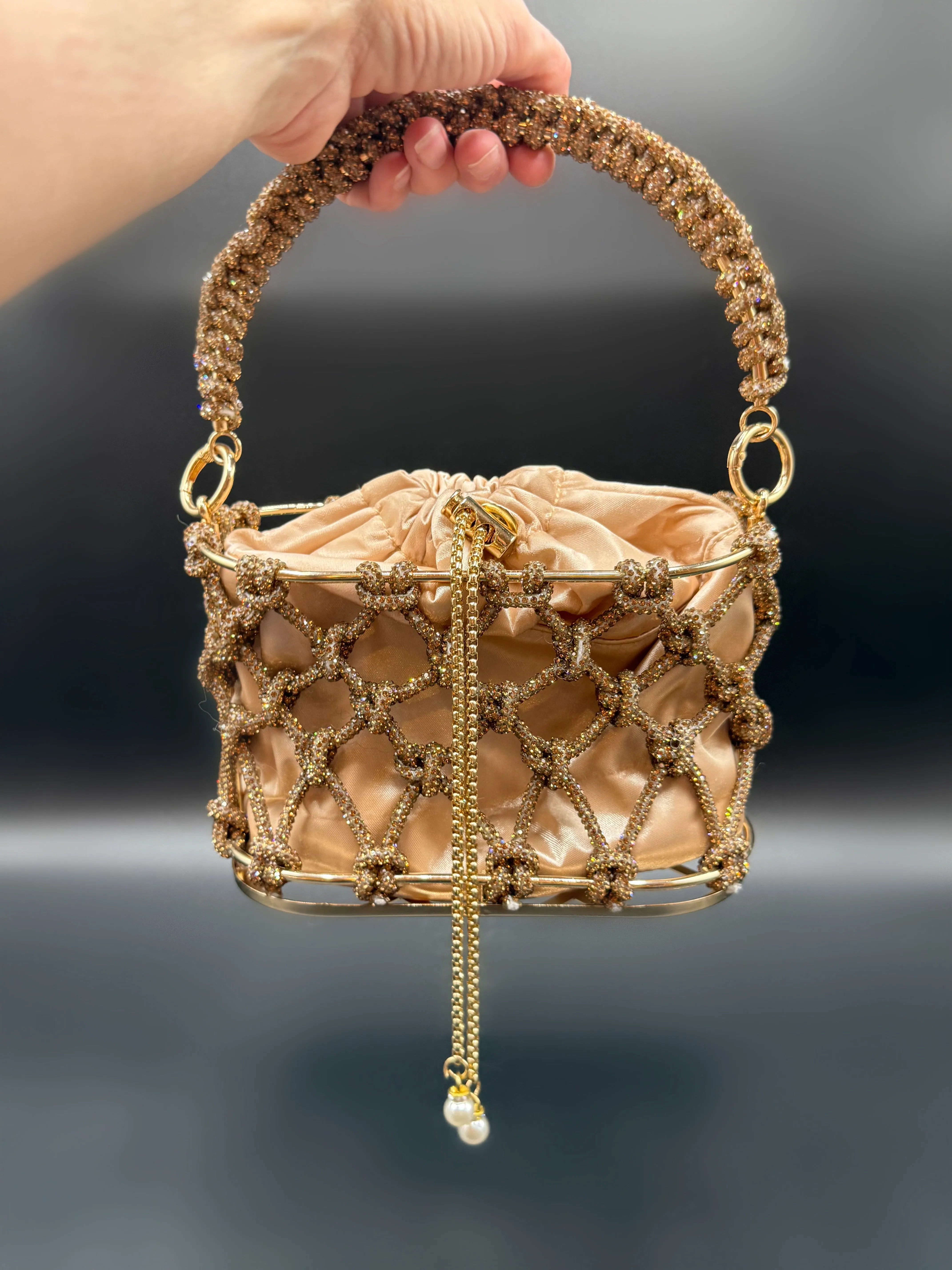 Gold Roped Bucket
