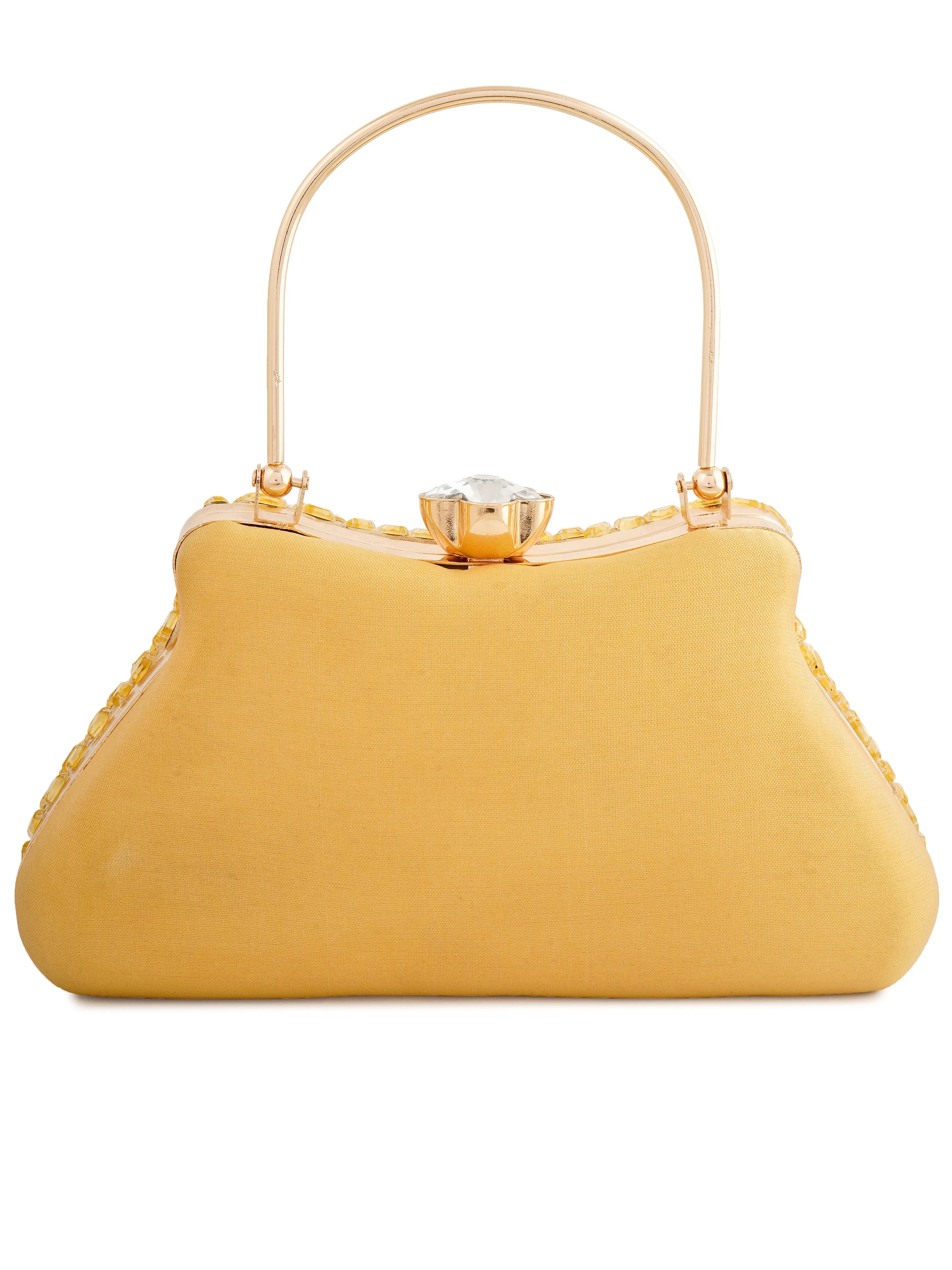 Gold Topaz Clutch - With Minor Imperfections