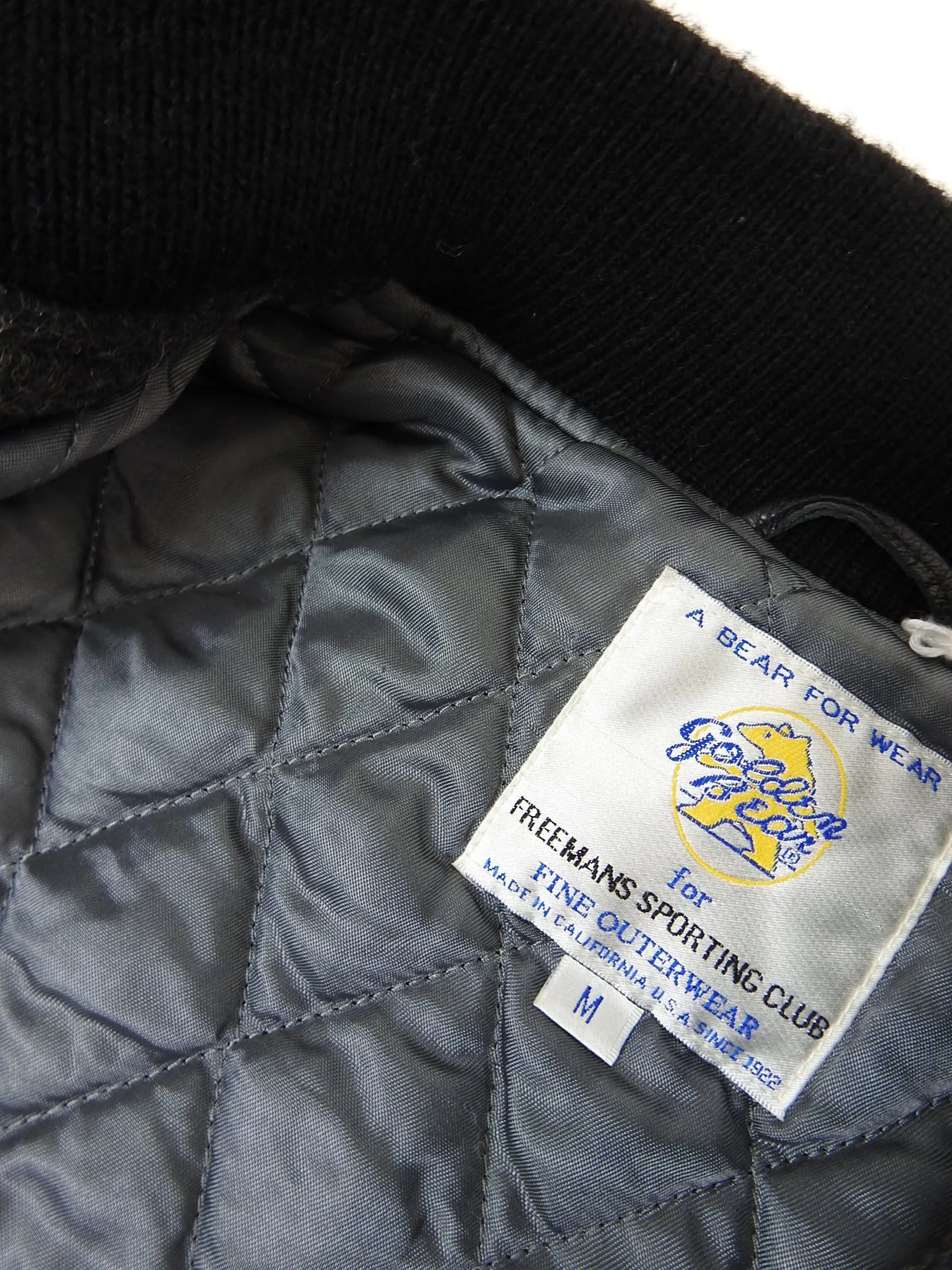 Golden Bear for Freemans Sporting Club Wool Bomber Size Medium