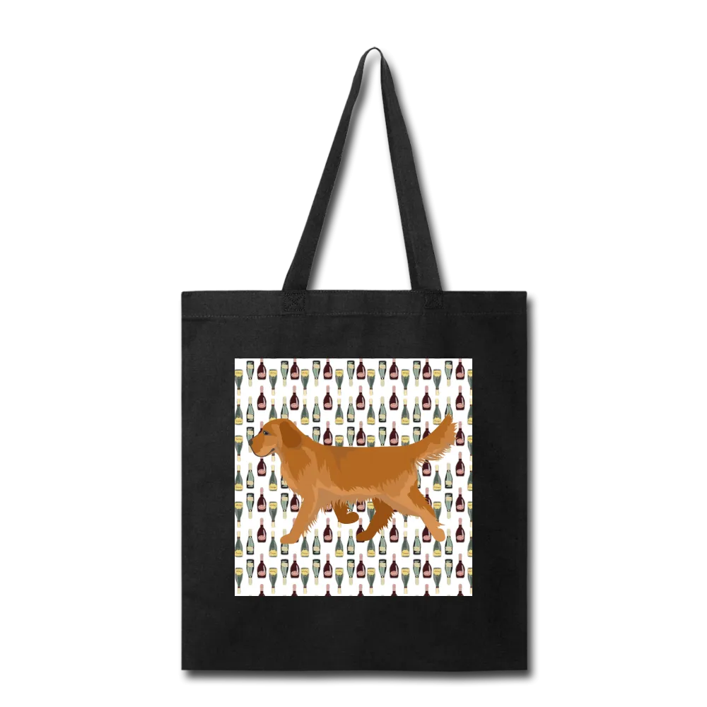 Golden Retriever Champagne-Tote Bag
