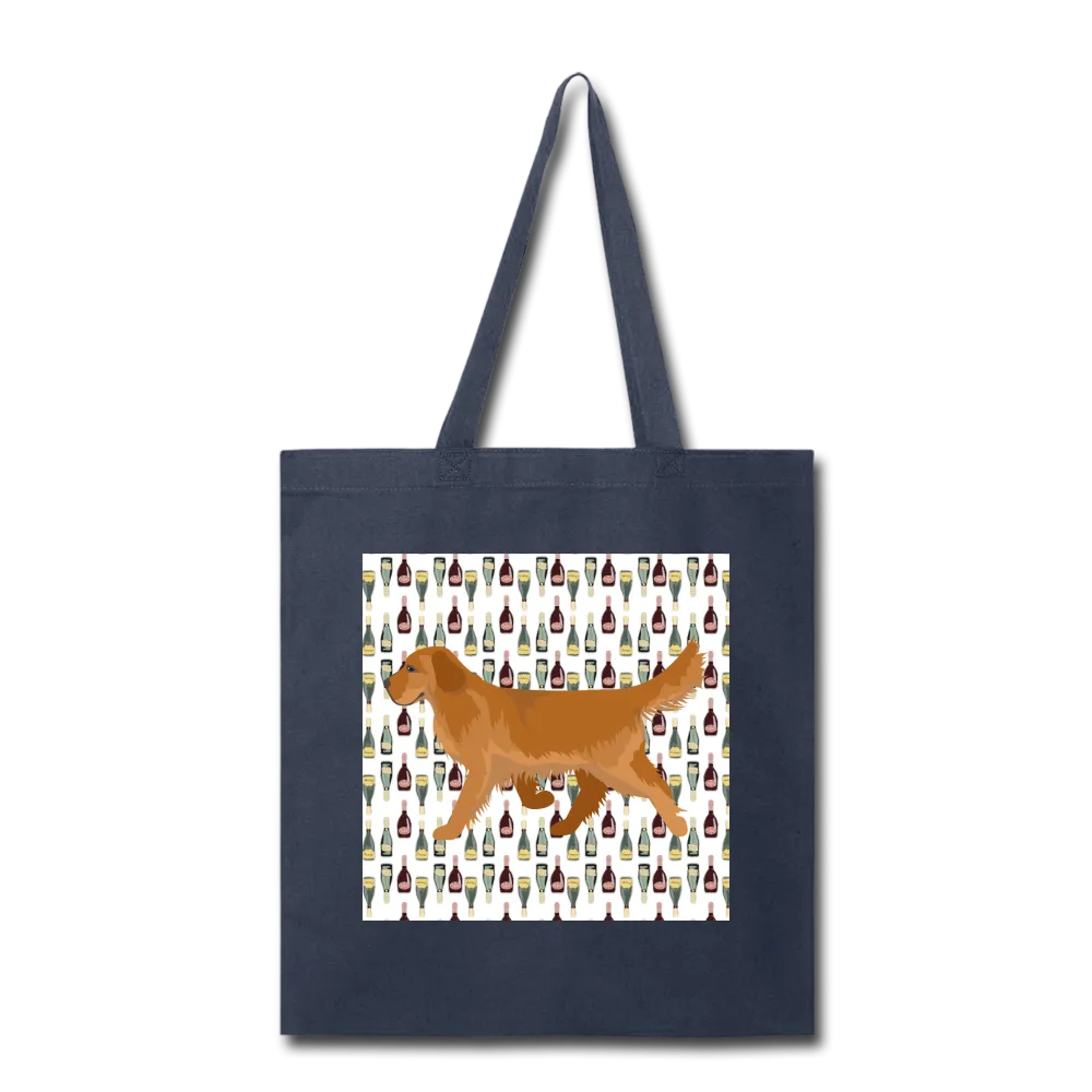 Golden Retriever Champagne-Tote Bag