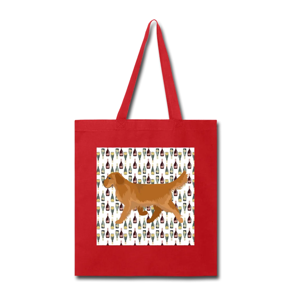 Golden Retriever Champagne-Tote Bag