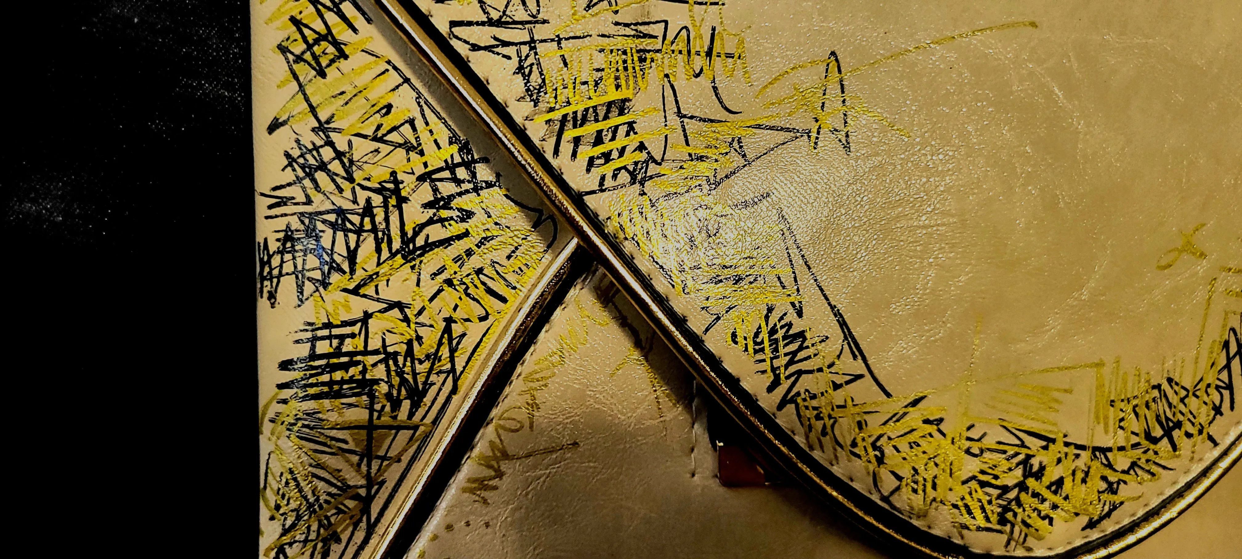 Graffiti Envelope Clutch