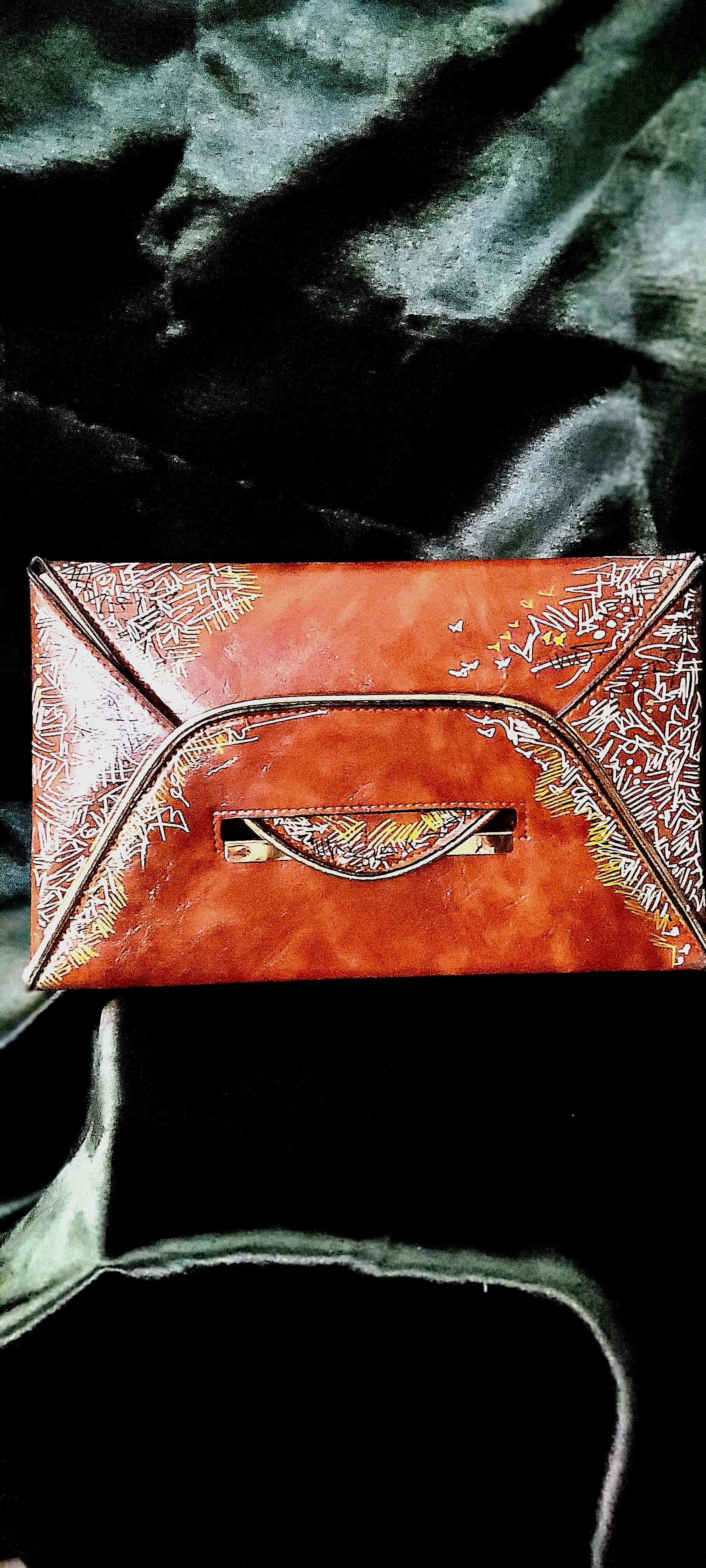 Graffiti Envelope Clutch