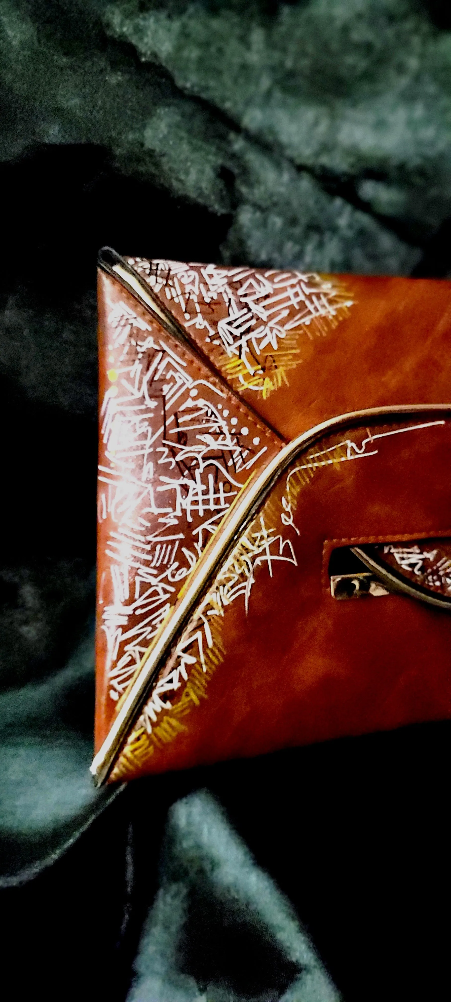 Graffiti Envelope Clutch