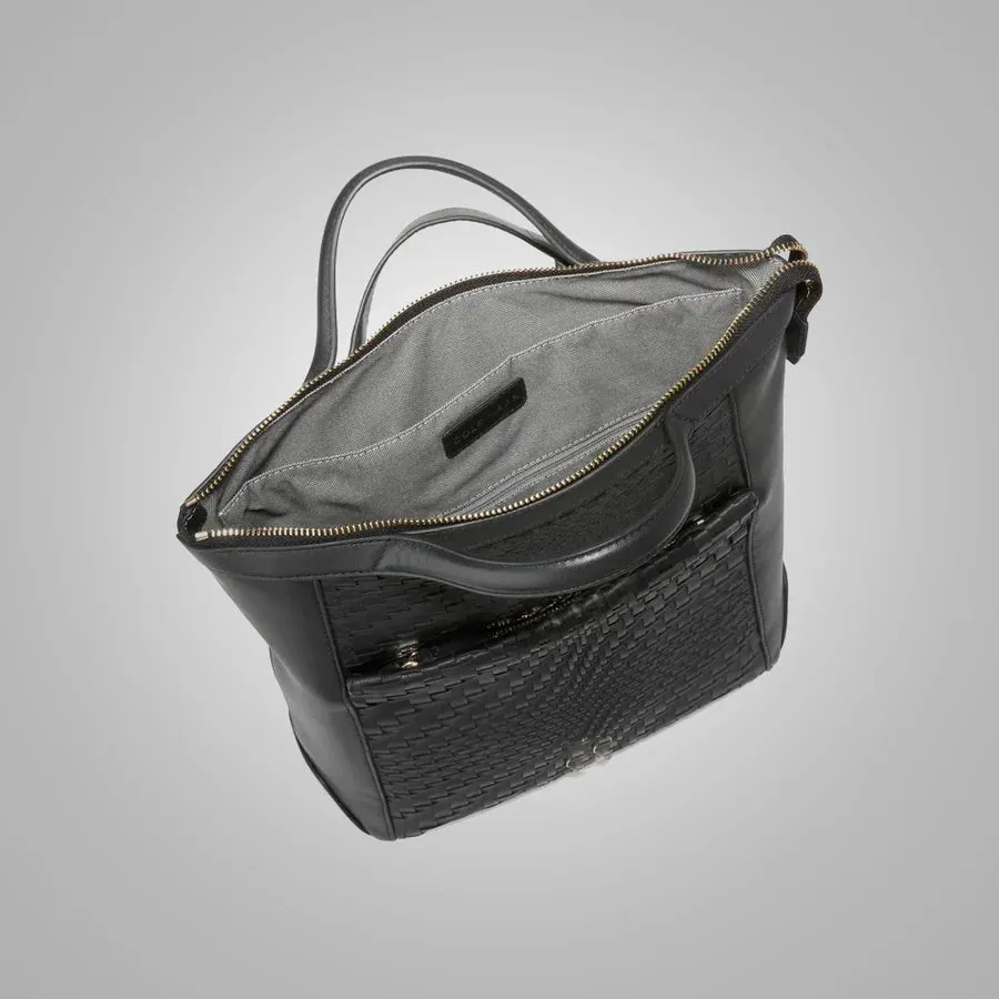 Grand Ambition Small Convertible Leather Lambskin Backpack for Women