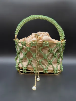 Green Roped Bucket