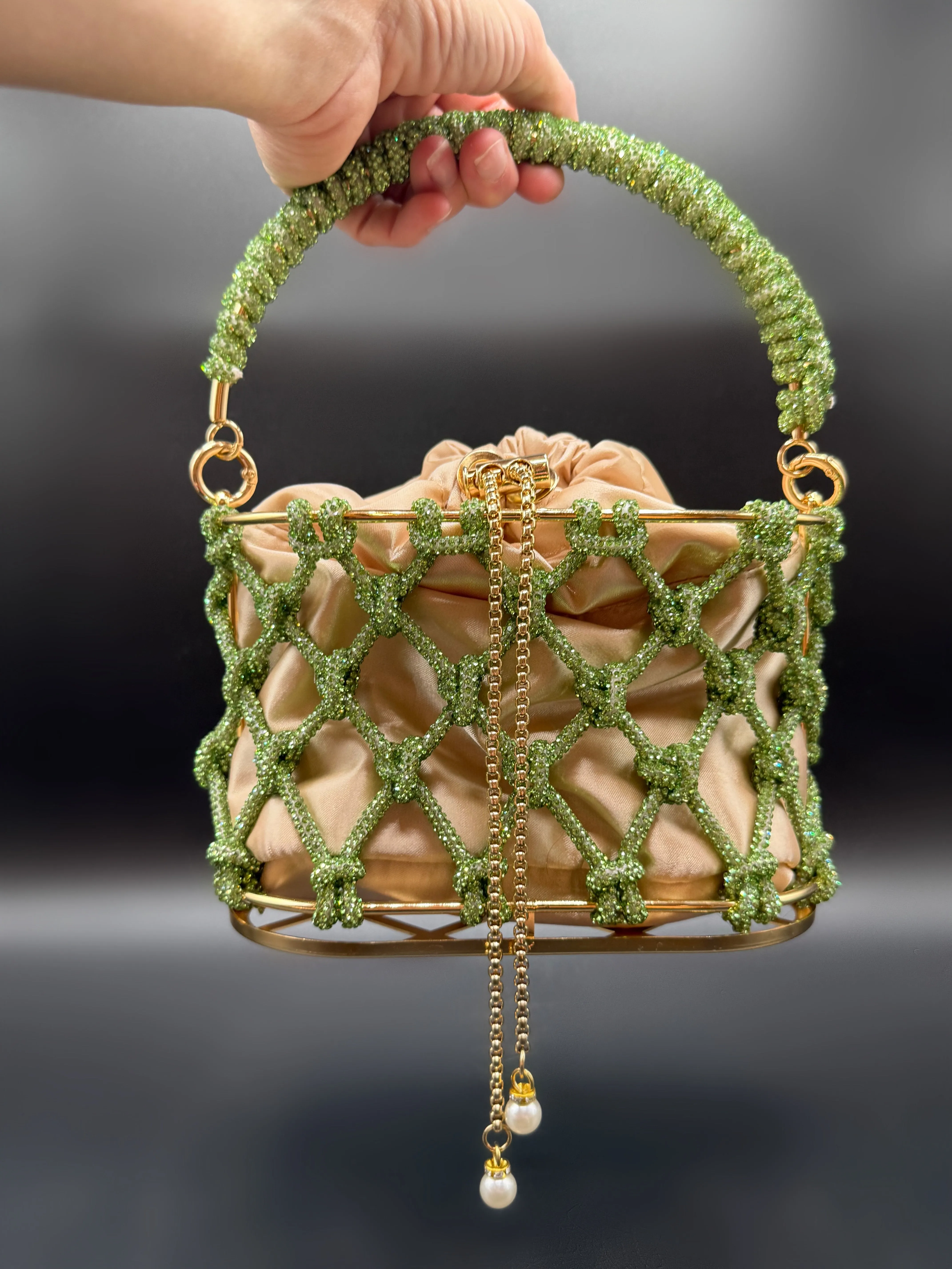Green Roped Bucket