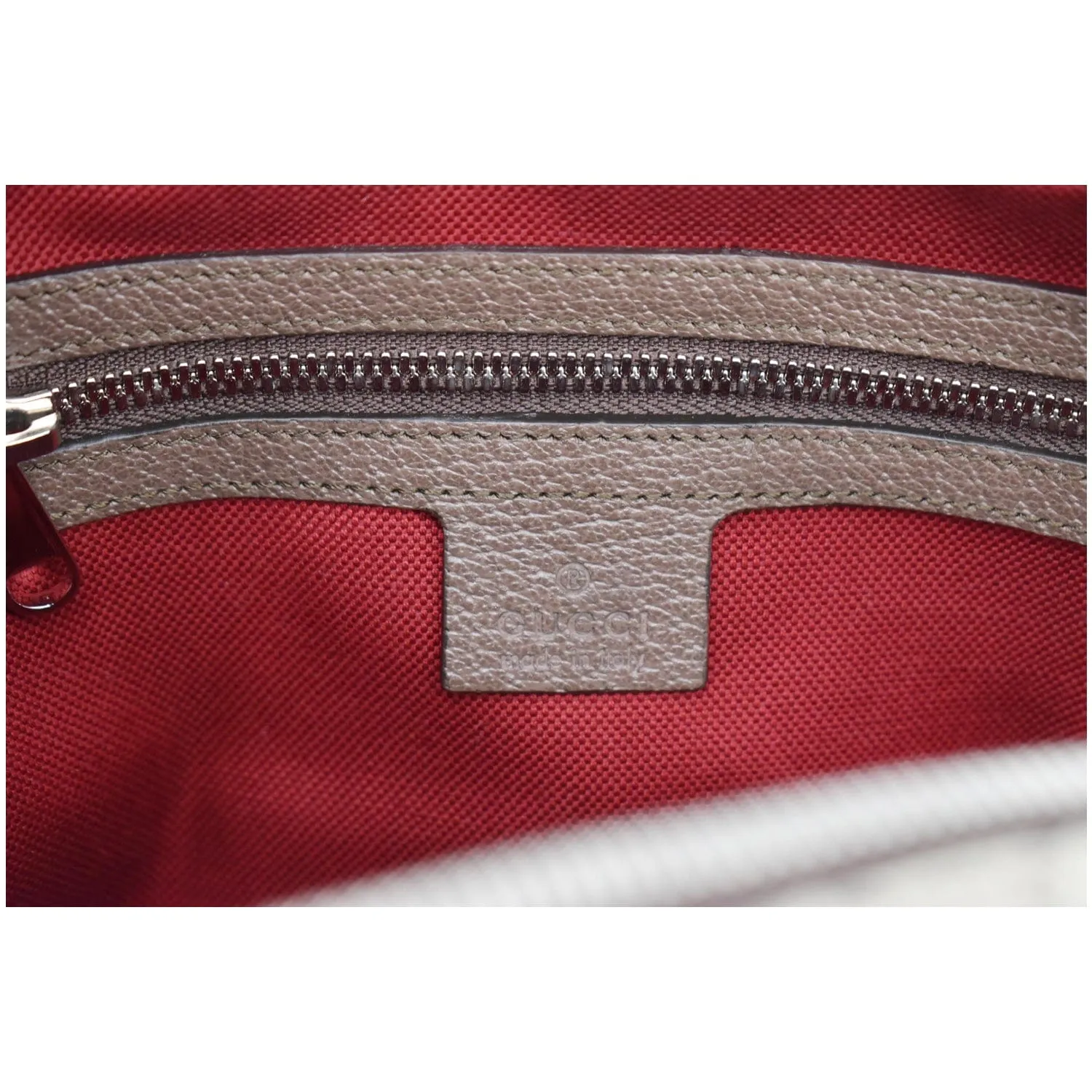 GUCCI GG Supreme Monogram Canvas Shoulder Bag Beige 626363