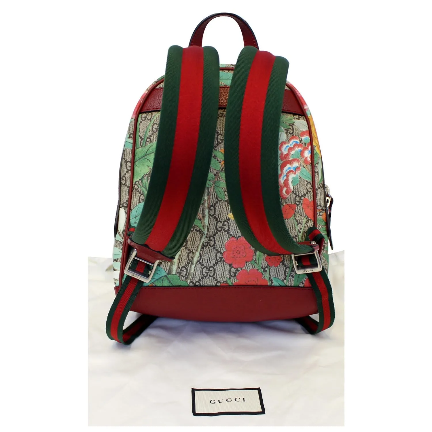GUCCI GG Supreme Monogram Tian Animal Print Backpack 427042