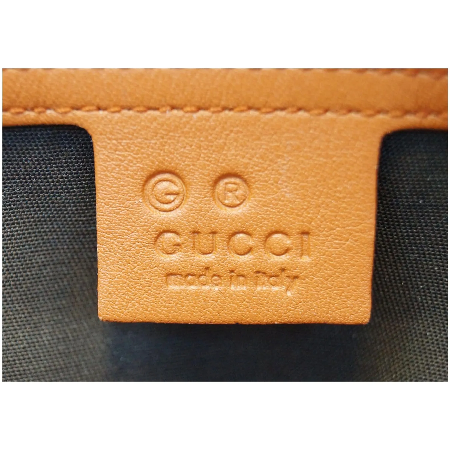 GUCCI Medium Joy Guccissima Leather Boston Bag Orange 265697