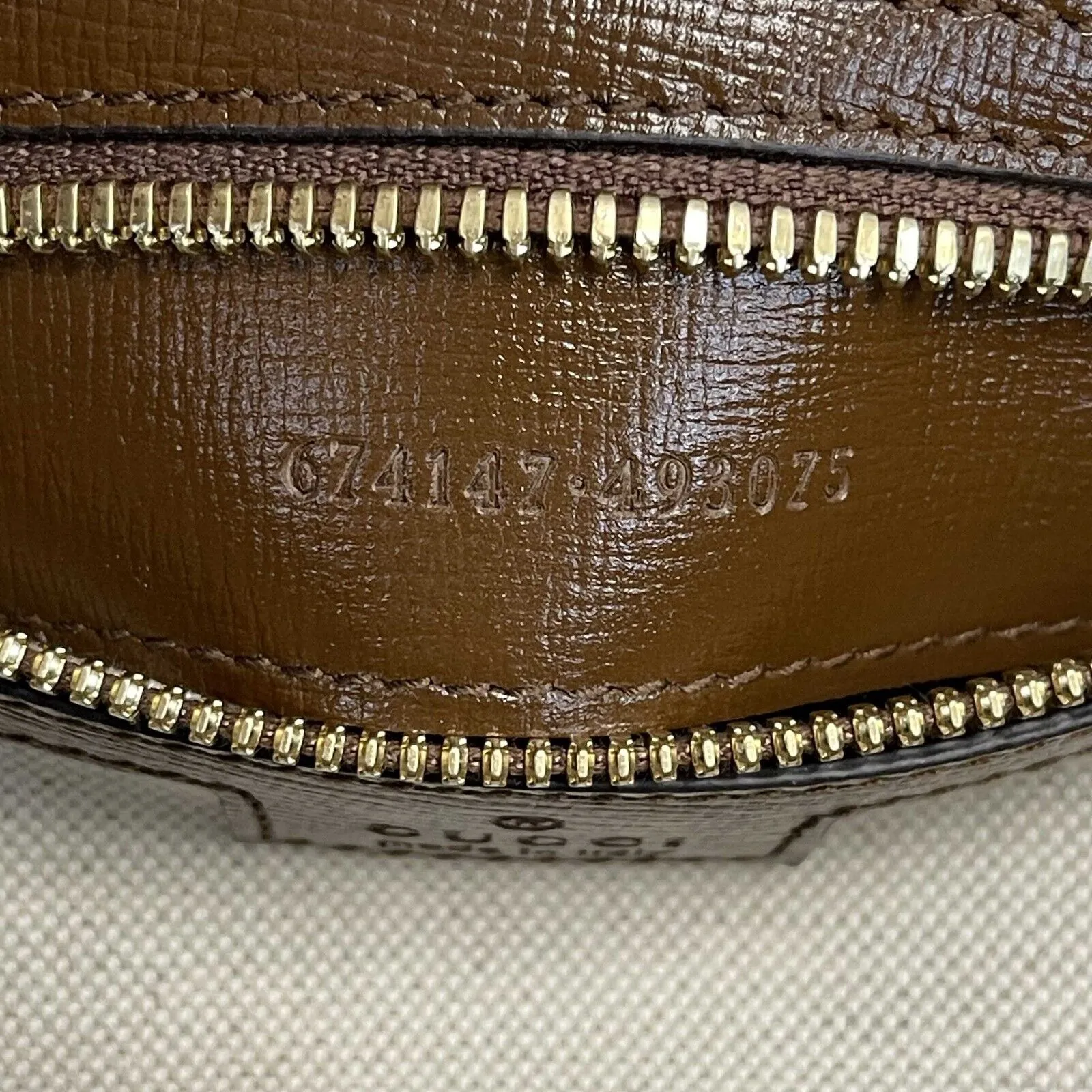 Gucci - NEW Backpack With Interlocking G - Beige / Brown Monogram Backpack