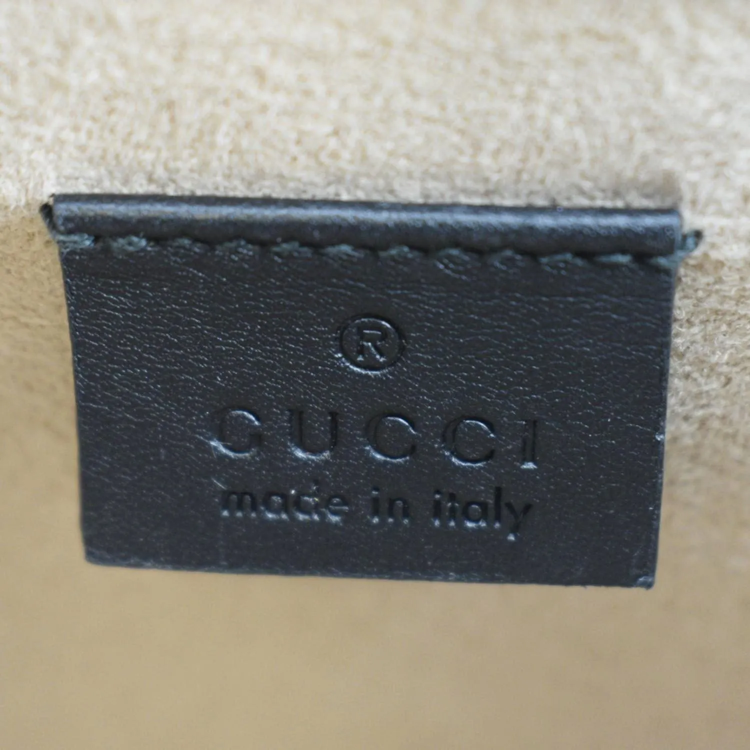 GUCCI Ogilide GG Supreme Canvas Shoulder Bag Gold 500781