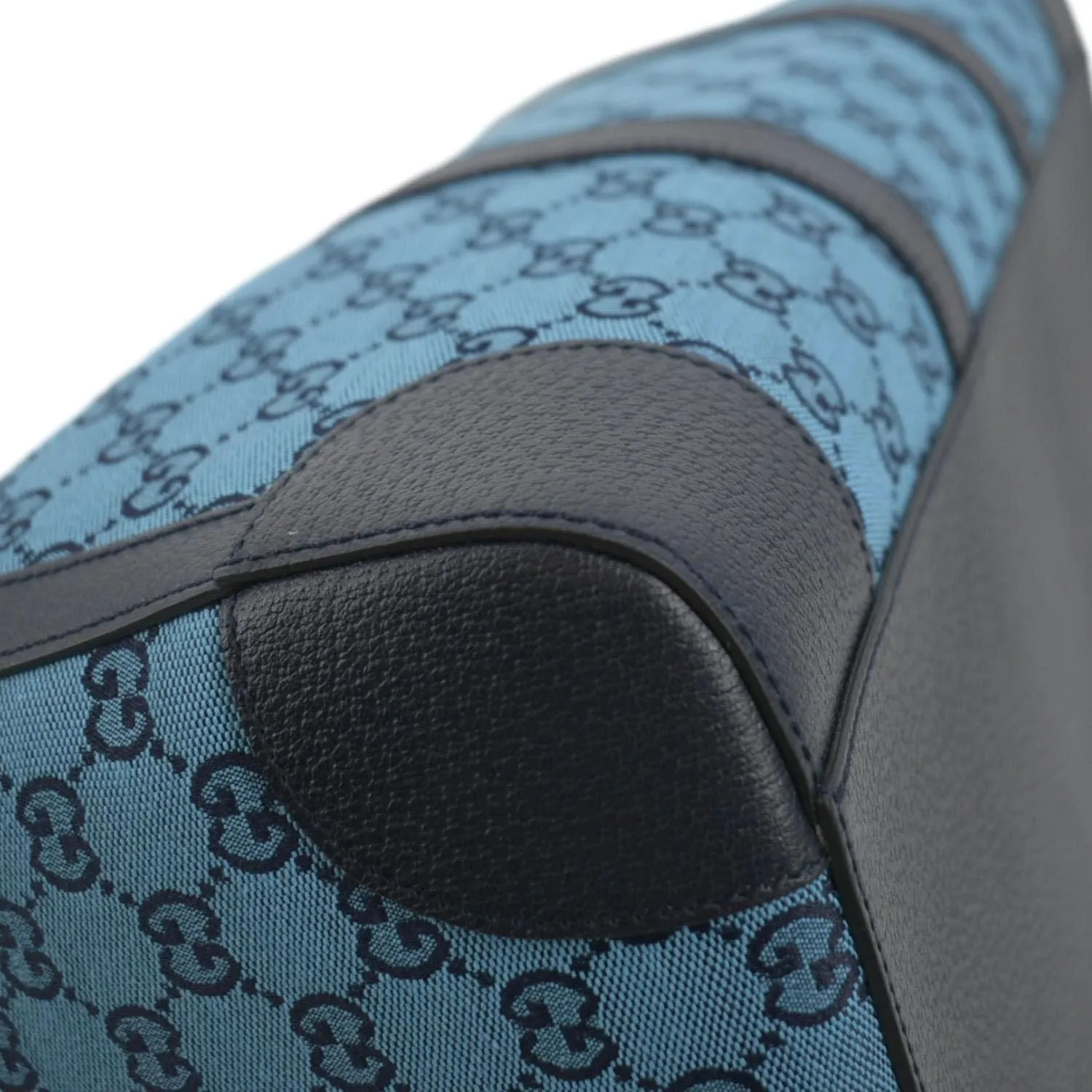 GUCCI Ophidia Duffle GG Supreme Canvas Satchel Bag Blue 648085
